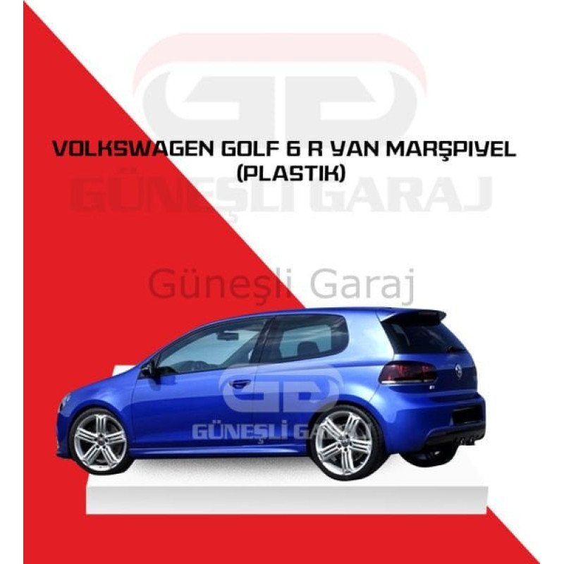 Volkswagen Golf 6 R Yan Marşpiyel (Plastik)