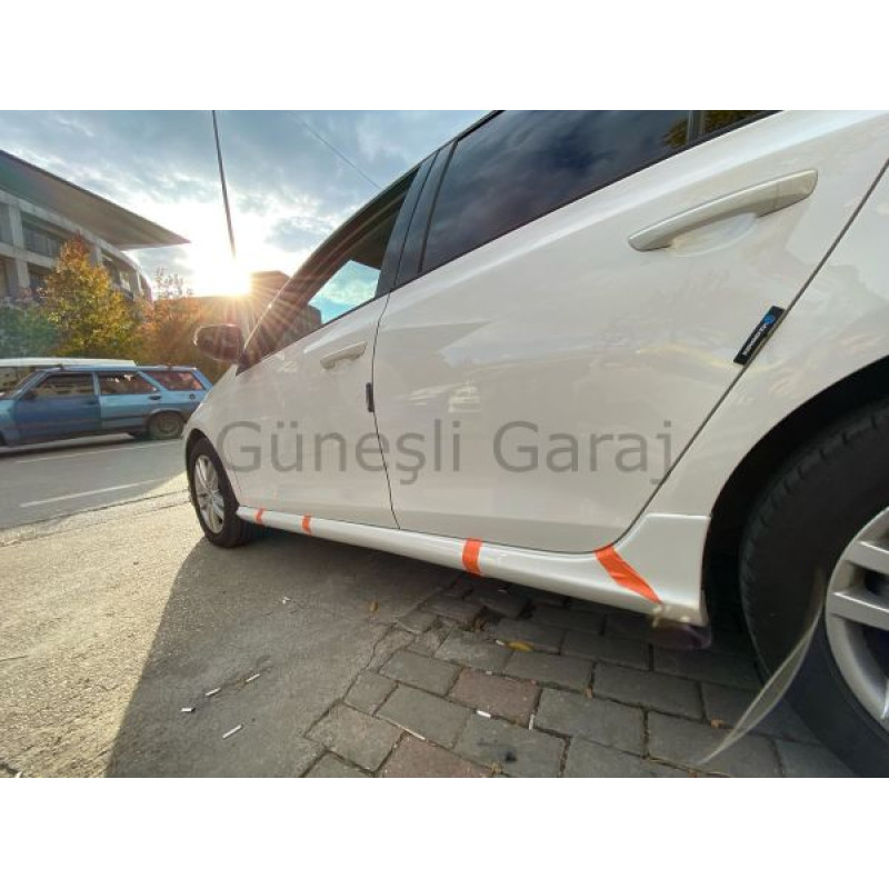 Volkswagen Golf 6 GTI Yan Marşpiyel (Plastik)