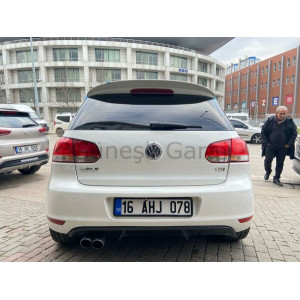 Volkswagen Golf 6 GTI Difüzör (Plastik)