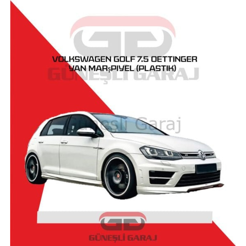 Volkswagen Golf 7.5 Oettinger Yan Marşpiyel (Plastik)