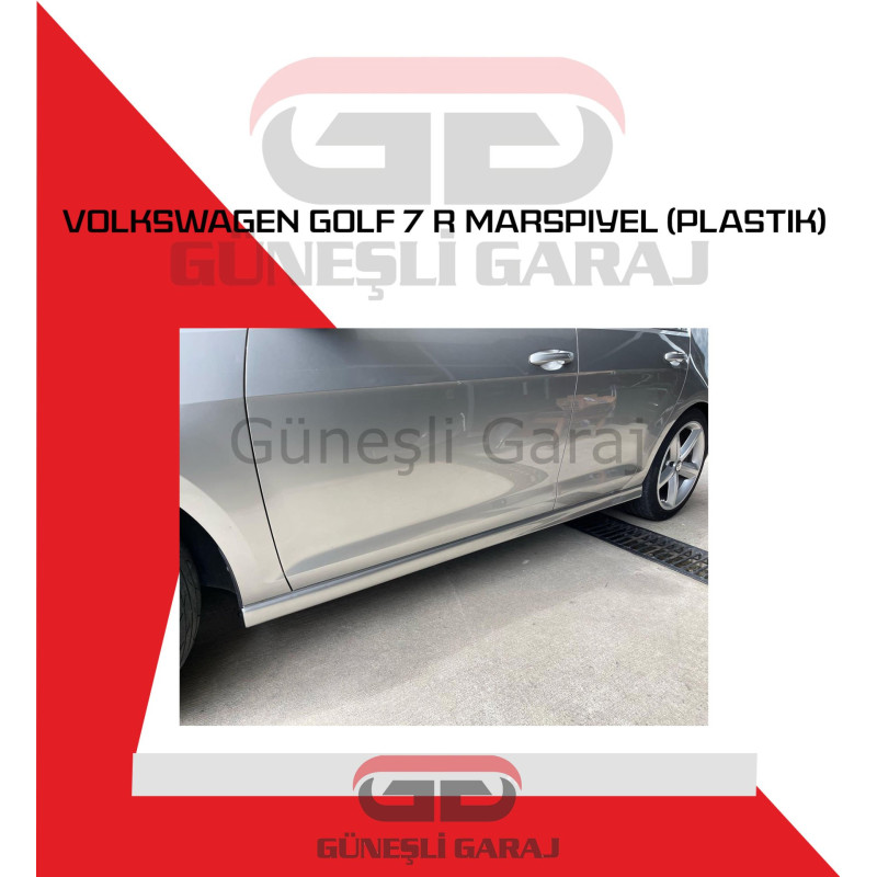 Volkswagen Golf 7 R Yan Marşpiyel (Plastik)