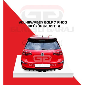 Volkswagen Golf 7 R400 Difüzör (Plastik)