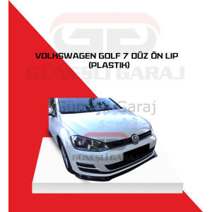 Volkswagen Golf 7 Düz Ön Lip (Plastik)