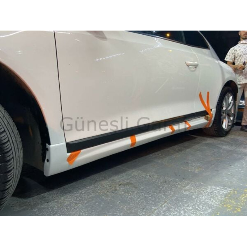 Volkswagen Scirocco R Yan Marşpiyel (Plastik)