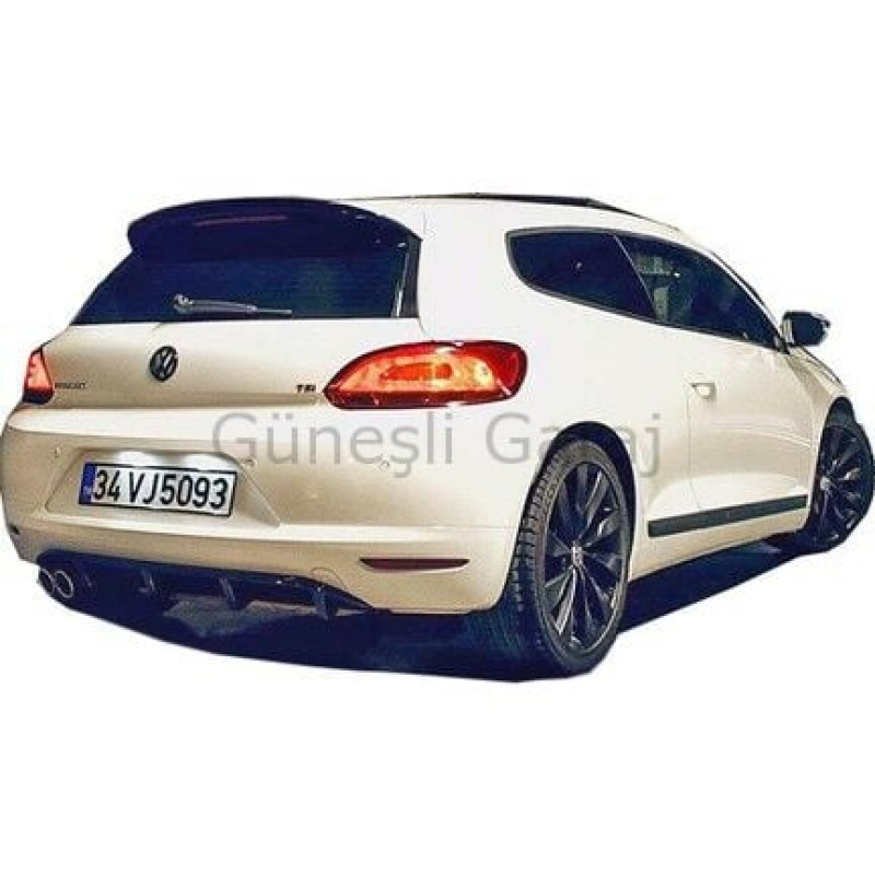 Volkswagen Scirocco Makyajsız Tek Çıkış Difüzör (Plastik)