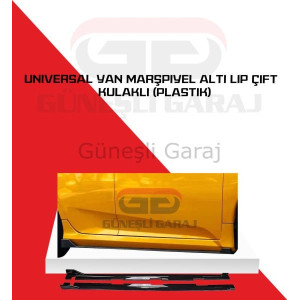 Universal Yan Marşpiyel Altı Lip Çift Kulaklı (Plastik)