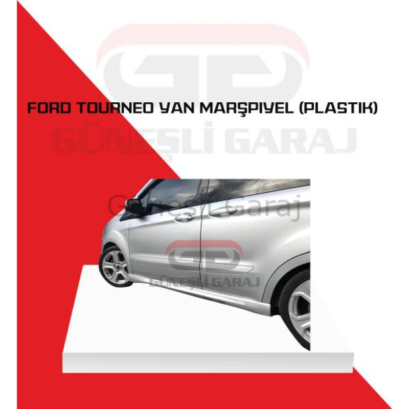 Ford Tourneo Courier Yan Marşpiyel (Plastik)