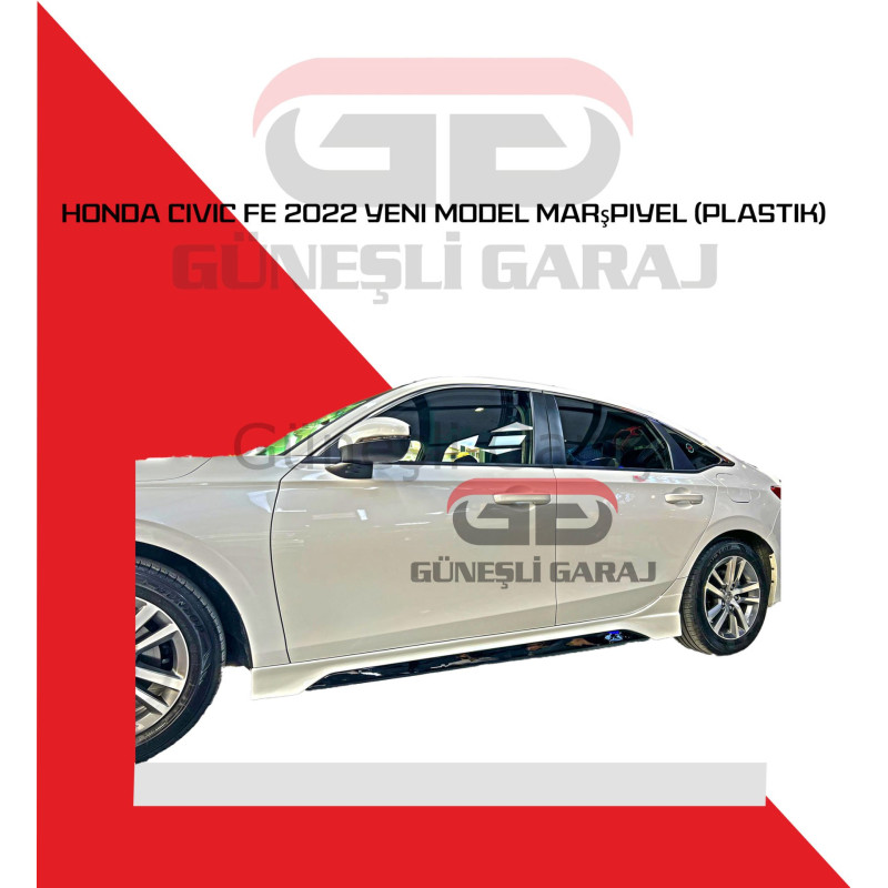 Honda Civic FE 2022 Yeni Model Marşpiyel (Plastik)