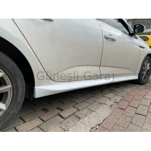 Renault Megane 4 Sedan Yan Marşpiyel (Plastik)