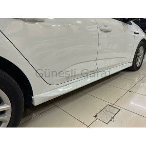 Renault Megane 4 Sedan Yan Marşpiyel (Plastik)