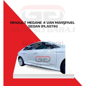 Renault Megane 4 Sedan Yan Marşpiyel (Plastik)