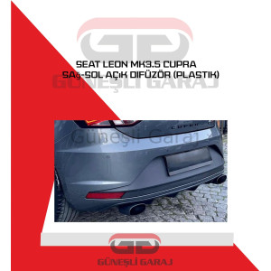 Seat Leon Mk3.5 Cupra Sağ-Sol Açık Difüzör (Plastik)