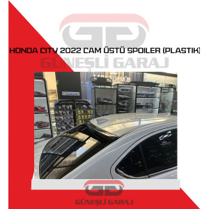Honda City 2022 Cam Üstü Spoiler (Plastik)