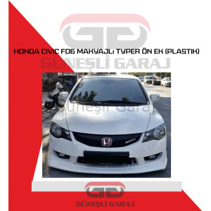 Honda Civic Fd6 Makyajlı Typer Ön Ek (Plastik)