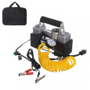 Hava Kompresörü Metal Profesyonel Çift Pistonlu