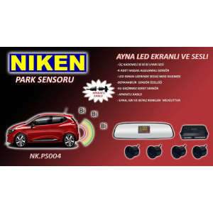 Park Sensörü Arka Dikiz Aynalı Led Ekranlı