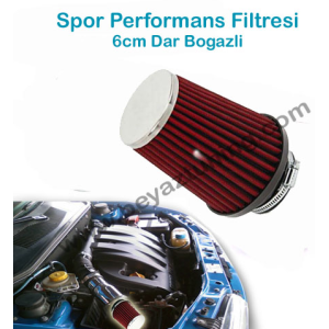 Performans Hava Fİltresi Spor Filtre Dar Boğazlı