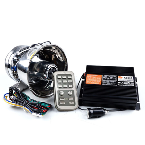 Profesyonel Polis Sireni Uzaktan Kumandalı Metal Hoparlörlü Amerikan