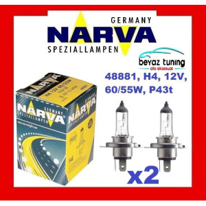 H4 Far Ampulü Narva 12Volt 55Watt P43T