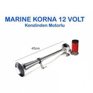Gemi-Tır Kornası Marine Korna Nikelajlı 12 Volt