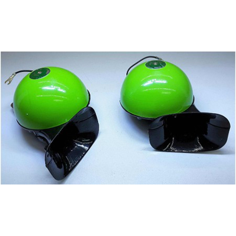 Çat Çat Korna Çiftli Salyangoz 12 Volt Yeşil Mitsuba Tip