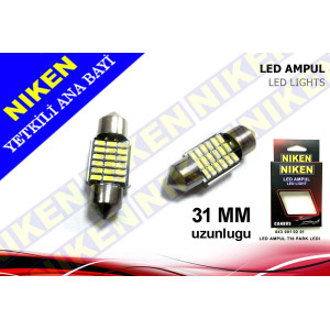 Sofit Led Ampul 18 Ledli Ultra Beyaz 31mm