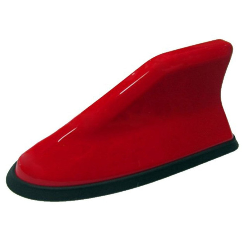 Oto Jaws Anten Elektrikli Silikon Taban Shark Balina Anten Kırmızı