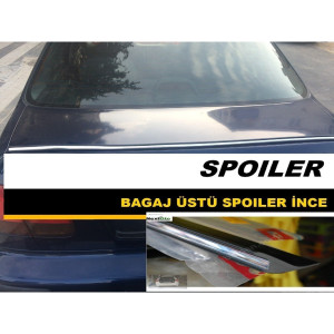 Bagaj Çıtası M3 Çıta Bagaj Spoiler Arka Kanat Krom Şeritli