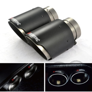 Akrapoviç Egzoz Eksoz Ucu Karbon Yuvarlak Tekli 90MM