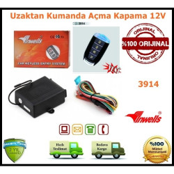 Oto Uzaktan Kumanda Açma Kapama Seti 12Volt 3914