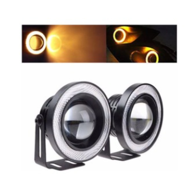 IQ ELEKTRONİK SİS FARI MERCEKLİ 89MM SARI ANGEL