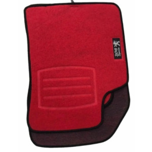 GENEL MARKA PEUGEOT 308 KIRMIZI HALI PASPAS (SİYAH KENARLI)