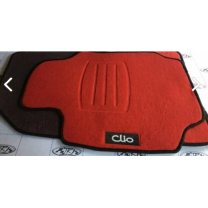 GENEL MARKA CLİO 2 SEDAN SİYAH HALI PASPAS (KIRMIZI KENARLI)