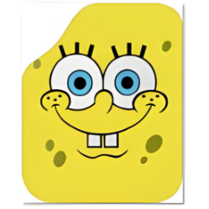 GENEL MARKA DEKOR PASPAS SÜNGERBOB 4'LÜ SET