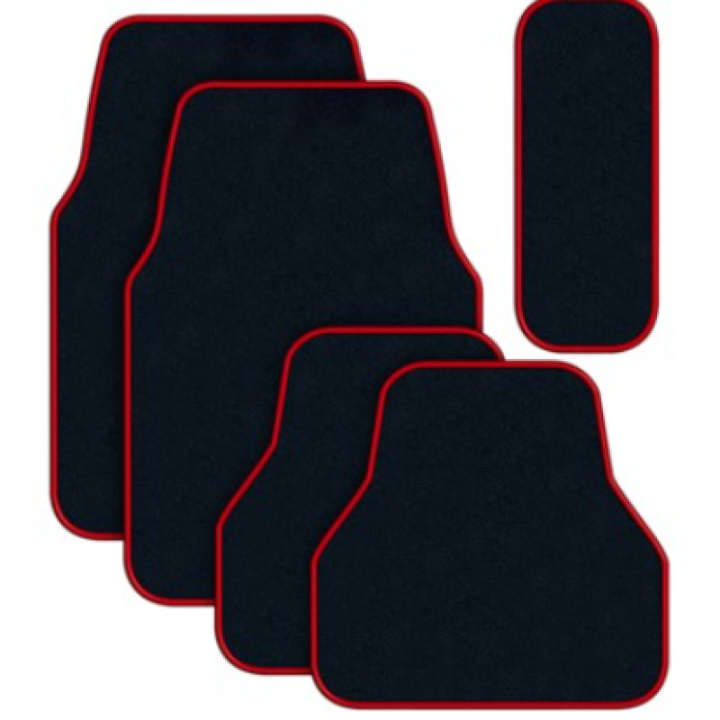 GENEL MARKA CIVIC 96-2000 SİYAH HALI PASPAS (KIRMIZI KENARLI)