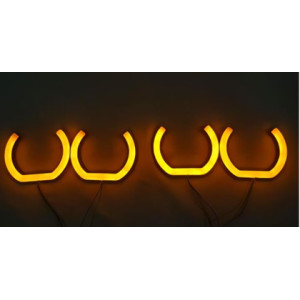 IQ ELEKTRONİK F SERİ 100-135 MM 4'LÜ SET U TİPİ SARI ANGEL HALKA