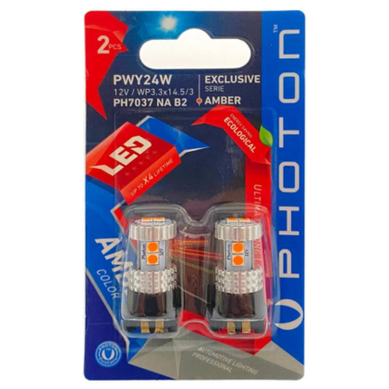 PHOTON PW24W AMBER EXCLUSIVE SERIE (2'Lİ BLISTER)
