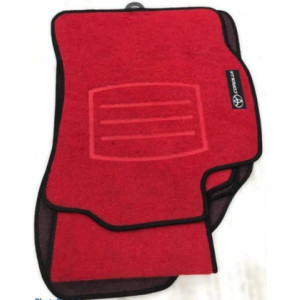 GENEL MARKA COROLLA 2010 ÜZERİ KIRMIZI HALI PASPAS (SİYAH KENARLI)