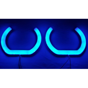 IQ ELEKTRONİK FORD FİESTA 2009/2012 U/L 100-120 MM 4'LÜ SET MAVİ ANGEL HALKA