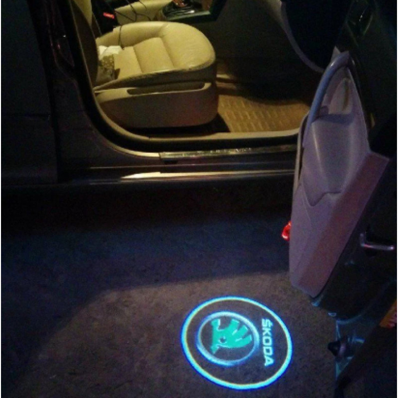 IQ ELEKTRONİK KAPI ALTI LOGO SKODA SUPER B