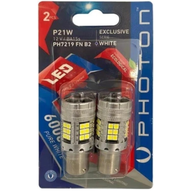 PHOTON P21W 12V FANLI EXCLUSIVE SERIE (2'Lİ BLISTER)
