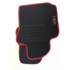 GENEL MARKA GOLF 4 SİYAH HALI PASPAS (KIRMIZI KENARLI)