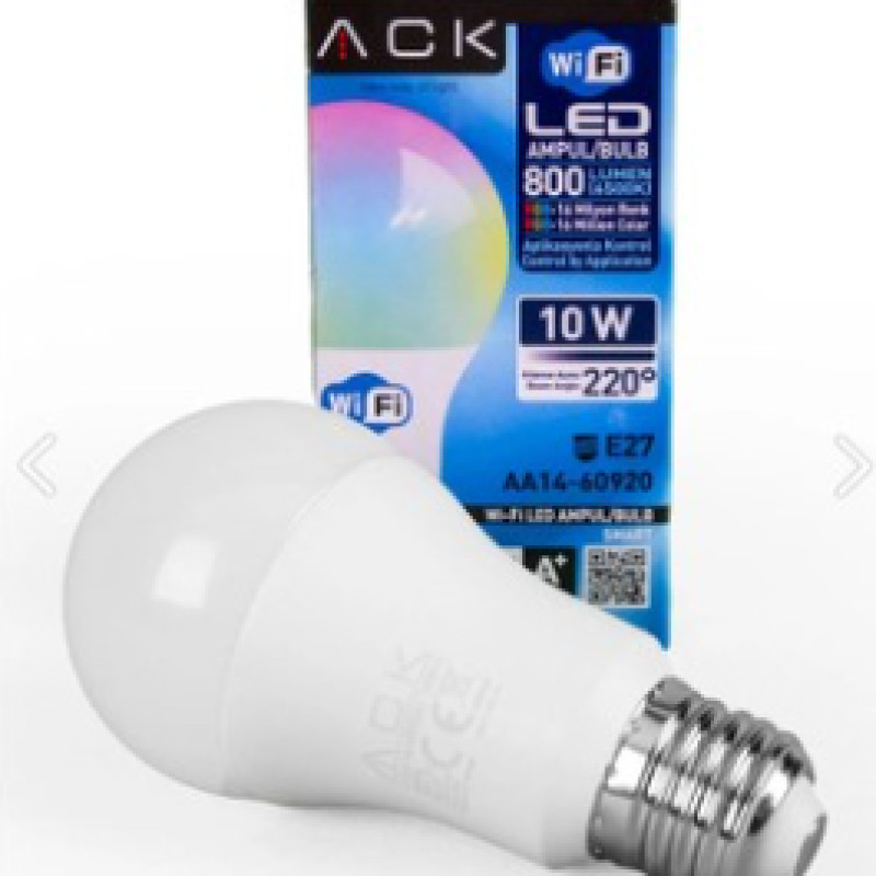CATA AMPUL 10W  AKILLI LED E27 Wİ-Fİ ACK