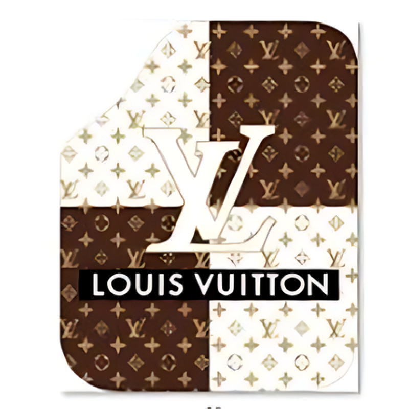 GENEL MARKA DEKOR PASPAS LOUİS VUITTON ÇİFT RENK 4'LÜ SET