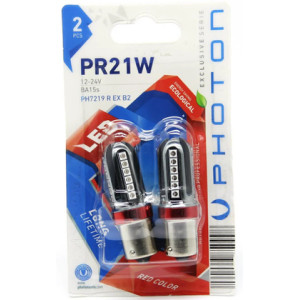 PHOTON P21W RED 93 EXCLUSIVE SERIE (2'Lİ BLISTER)