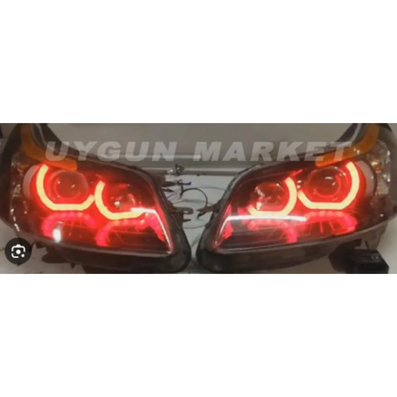 IQ ELEKTRONİK FORD CONNECT 135 MM 2'Lİ SET KIRMIZI ANGEL HALKA