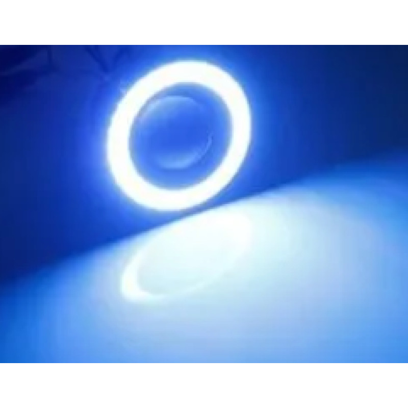 IQ ELEKTRONİK SİS FARI MERCEKLİ 89MM MAVİ ANGEL