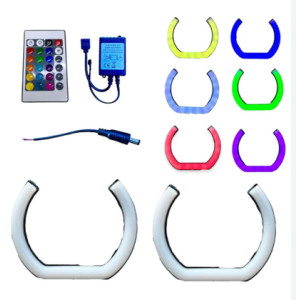 IQ ELEKTRONİK FORD FOCUS 1999/2001 L/U 135 MM 2'Lİ SET RGB KUMANDALI ANGEL HALKA