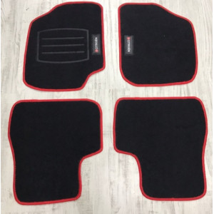 GENEL MARKA CİTROEN SİYAH HALI PASPAS (KIRMIZI KENARLI)