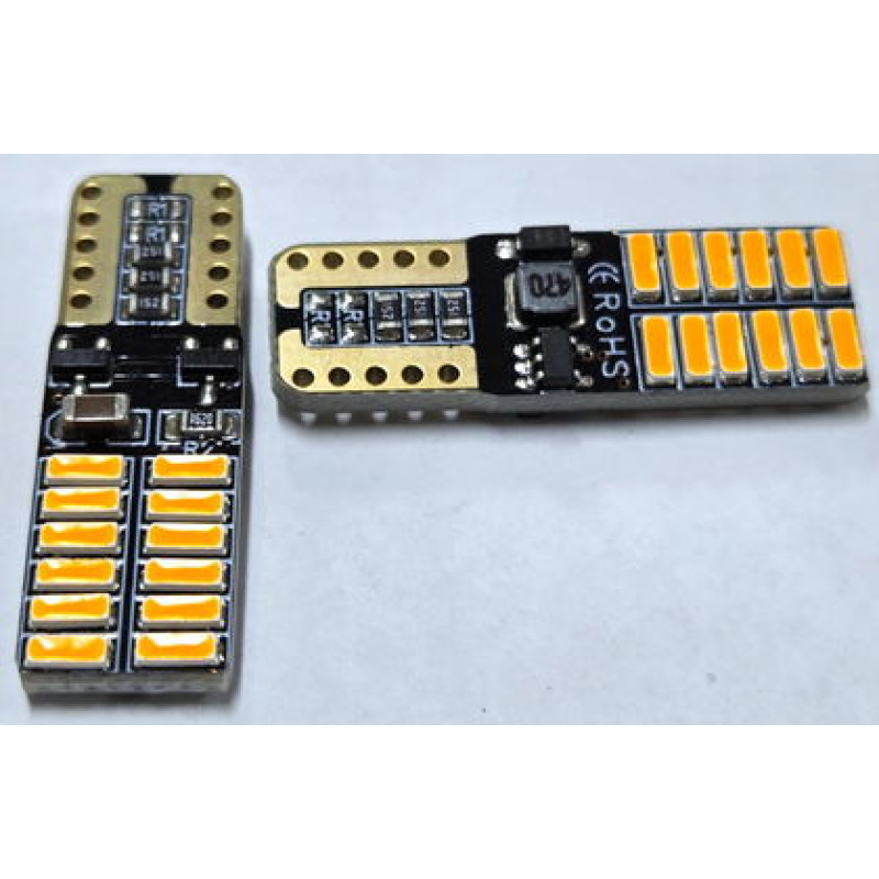 VRPRO T10 24 LED PARK AMPULÜ CANBUS TURUNCU VRPRO